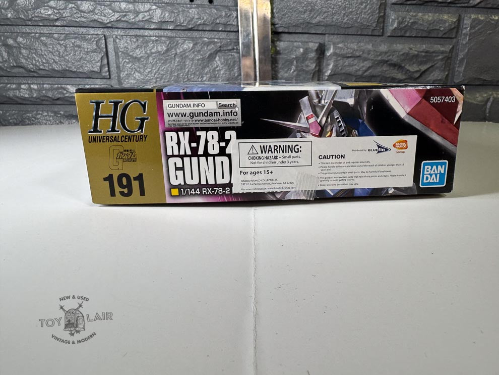 BANDAI HGUC Gundam RX-78-2 1/144 SCALE MODEL E.F.S.F Prototype Close-Combat Mobile Suit