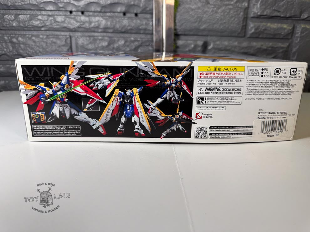 BANDAI RG Wing Gundam Colonies Liberation Organization XXXG-01W Scale Model Kit