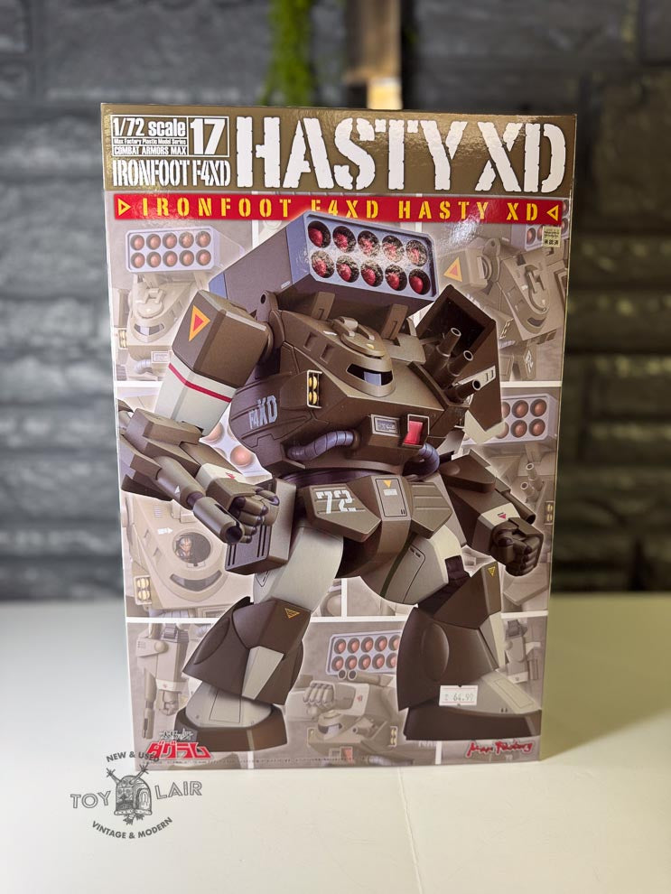 MAX Factory Fang of the Sun Dougram Combat Armors IRONFOOT F4XD 17 HASTY XD 1/72 Scale Model Kit