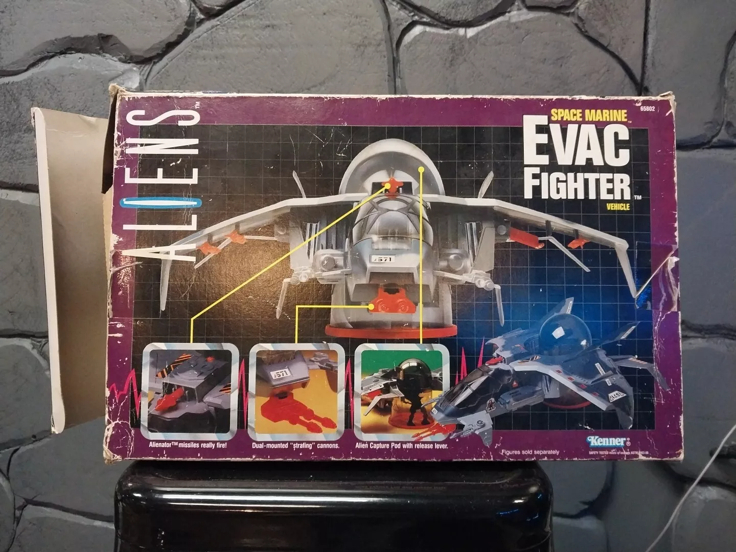 Aliens Space Marine EVAC Fighter Vehicle Complete Kenner 1992 Figure Accessory