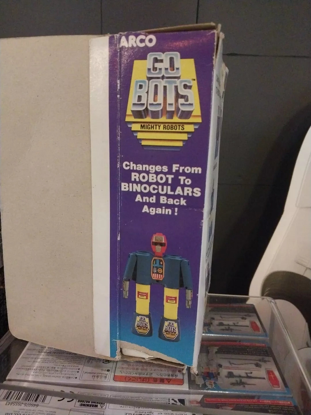 1985 Arco Gobots Go Bots Binoculars Robot Action Figure In Box