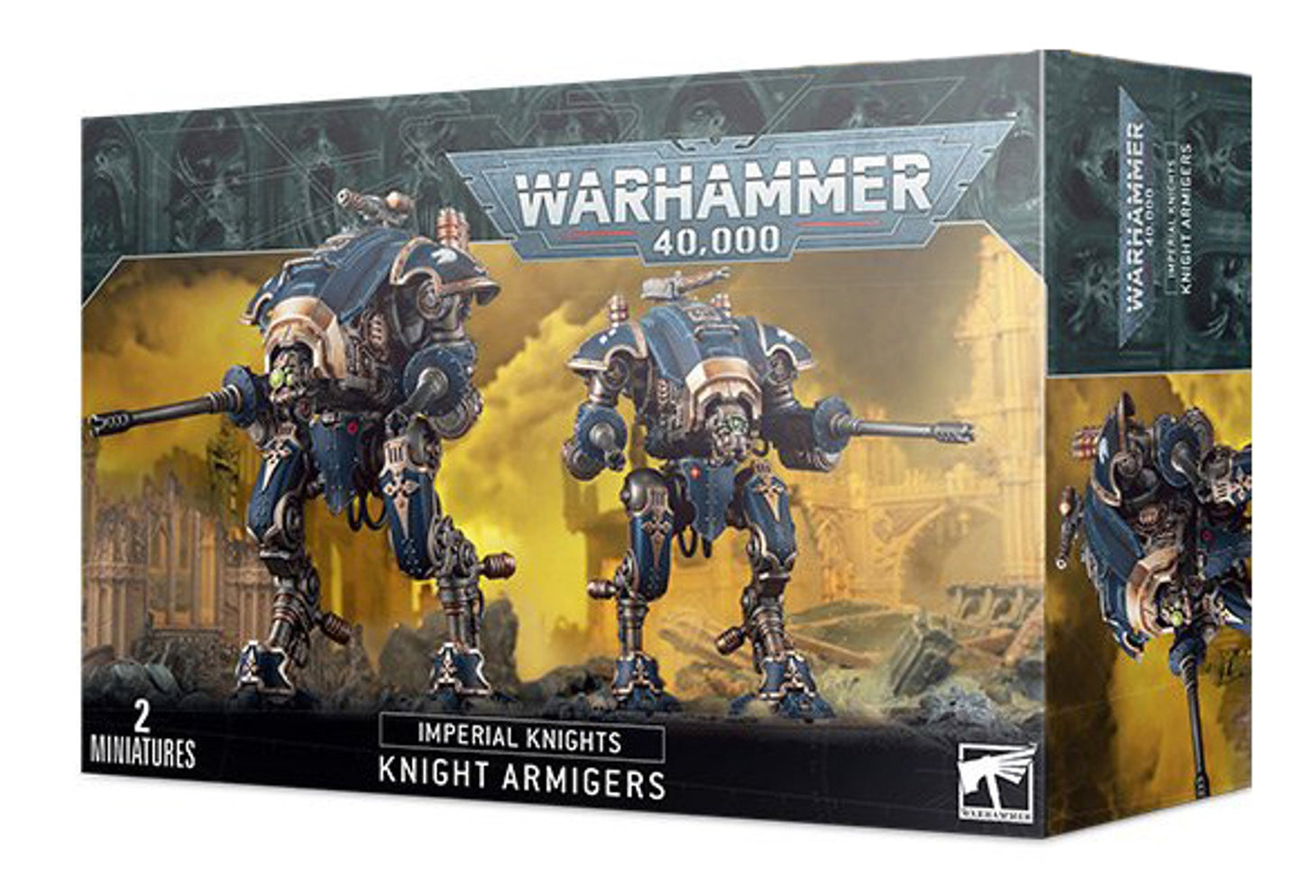 Games Workshop Warhammer 40K Imperial Knights Knight Armigers 2 Miniatures