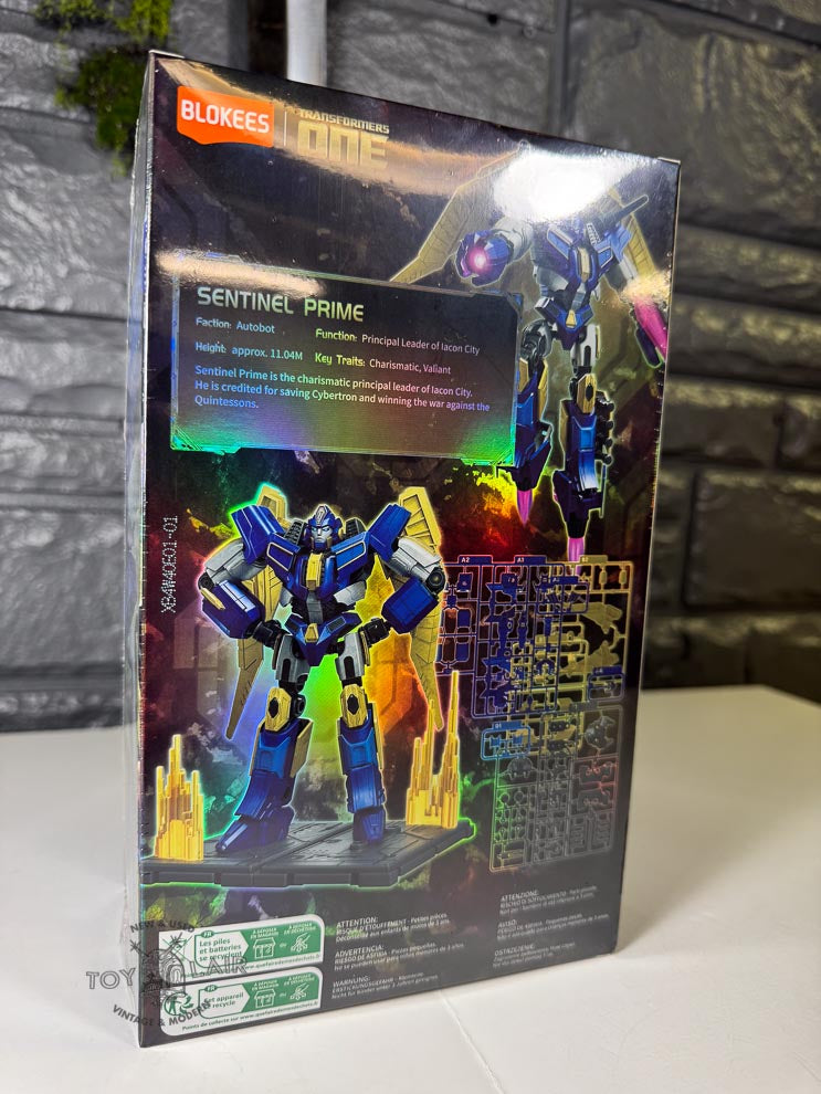 Blockees Transformers ONE Classic Class 14 Sentinel Prime Model