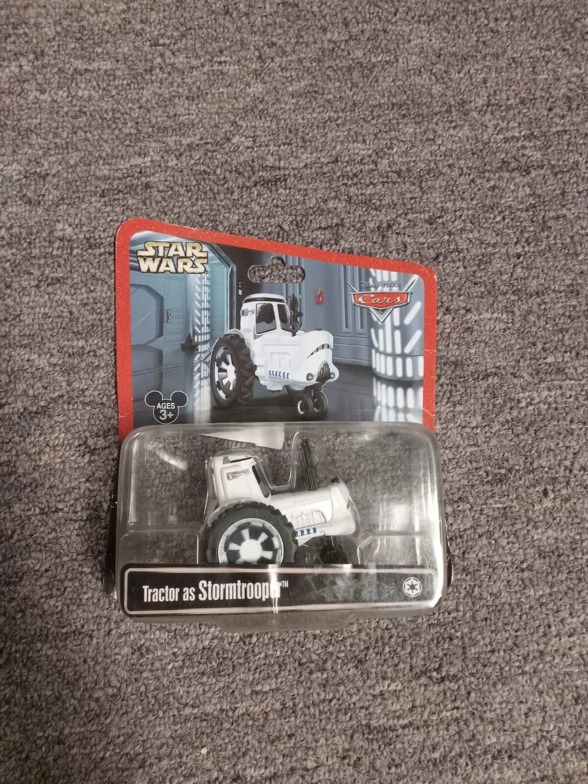 Star Wars Disney Cars Tractor Stormtrooper Great Condition New