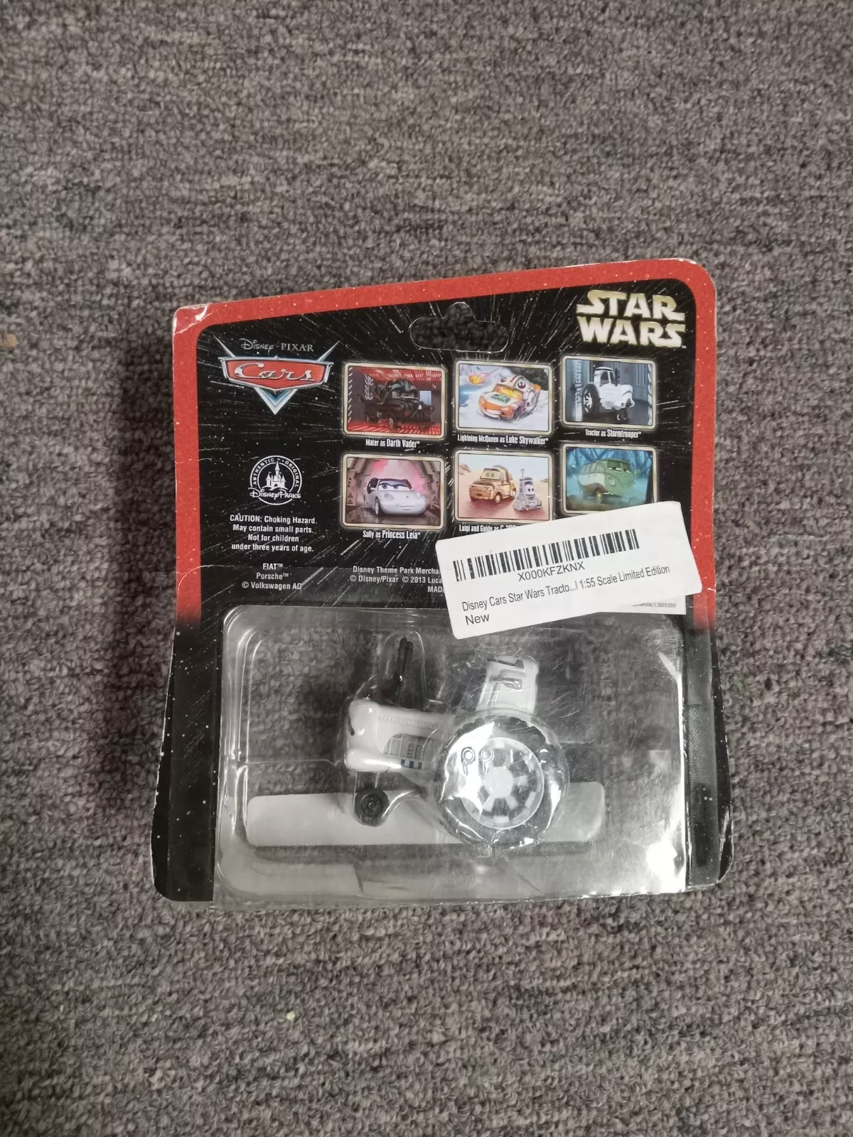 Star Wars Disney Cars Tractor Stormtrooper Great Condition New