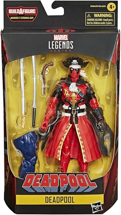 Hasbro Marvel Legends Deadpool Pirate 6" Action Figure