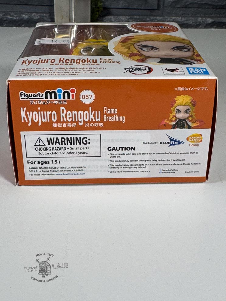 Bandai Figuarts Mini 057 Demon Slayer Kyojuro Rengoku Flame Breathing Figure