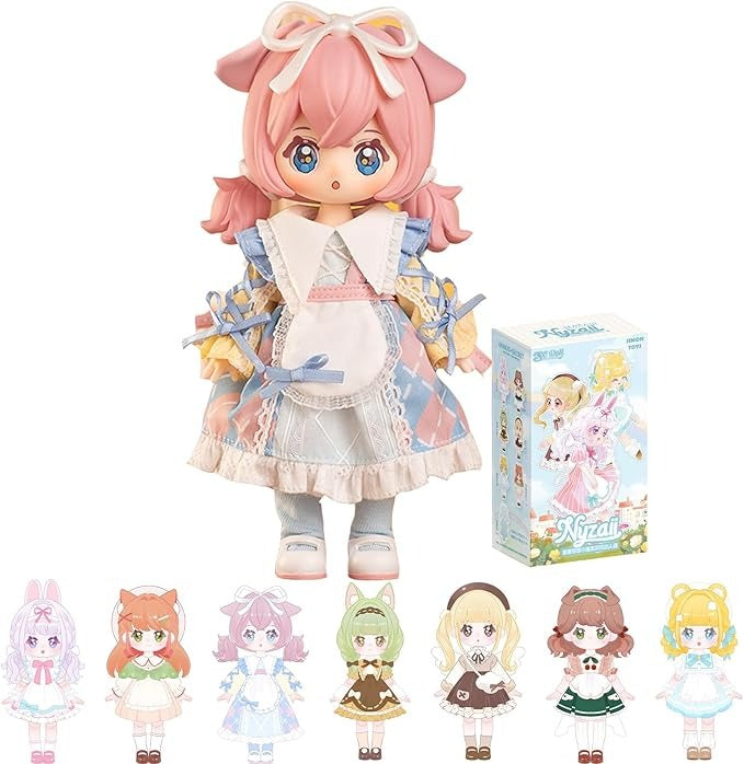 BJD Dolls Dream Town Series Blind Box Ball Jointed Doll Collectable Action Figure Posable Dress Up Doll