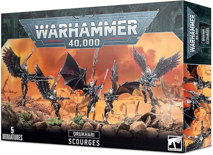 Games Workshop Warhammer 40K Drukhari Scourges 5 Miniatures Pack
