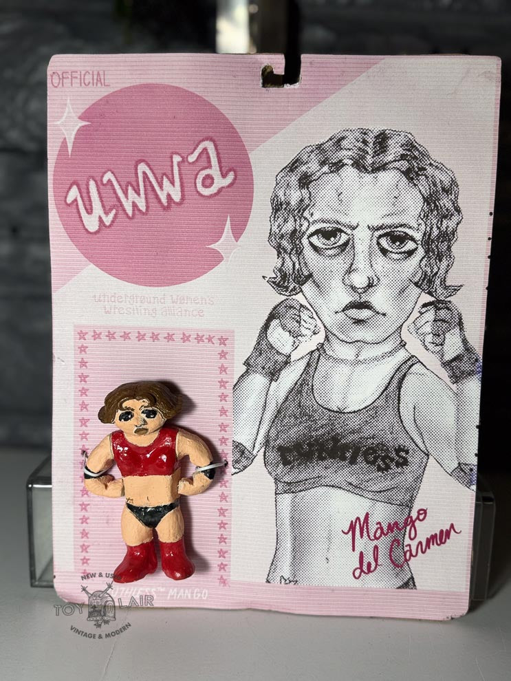 DIY UWWA Red Top Wrestler by Mango del Carmen