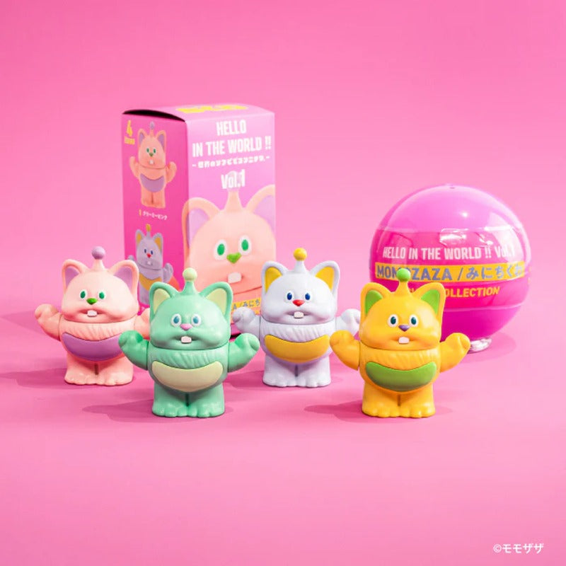 KENELEPHANT MOMOZAZA Hello In The World!! Vol.1 Minichikuwa Figure Collection Blind Box