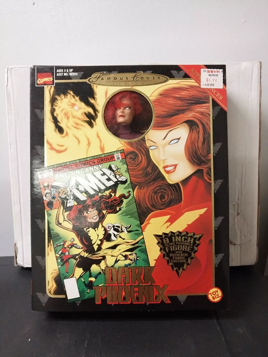 DARK PHOENIX Famous Cover 8" ACTION FIGURE TOYBIZ MARVEL 1998 Vintage