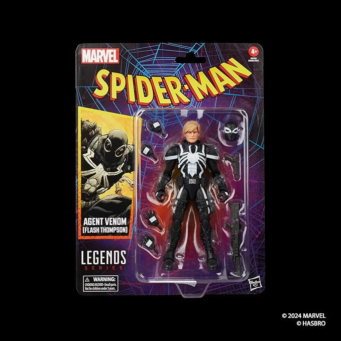 Hasbro Marvel Spider-Man Legends Series Agent Venom Flash Thompson Action Figure