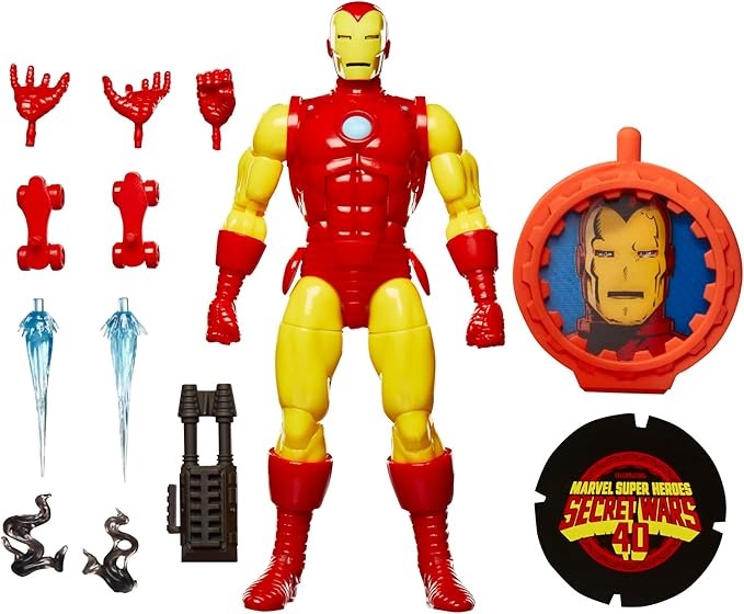 Marvel Legends Series Retro Comics Secret Wars Iron Man 6" Action Figure