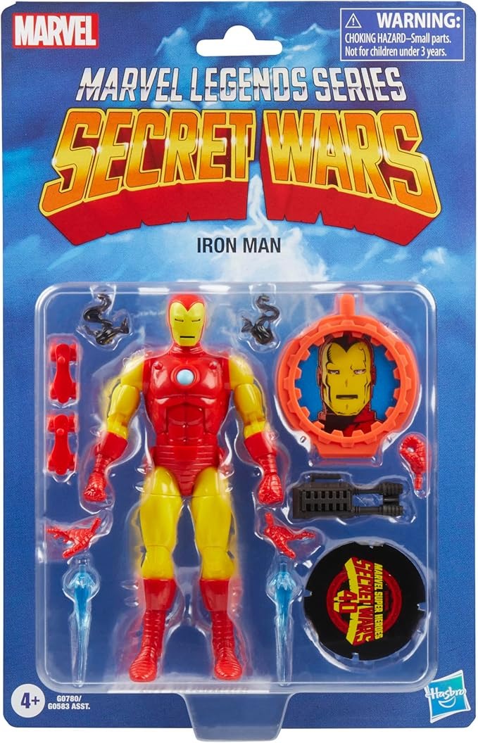 Marvel Legends Series Retro Comics Secret Wars Iron Man 6" Action Figure