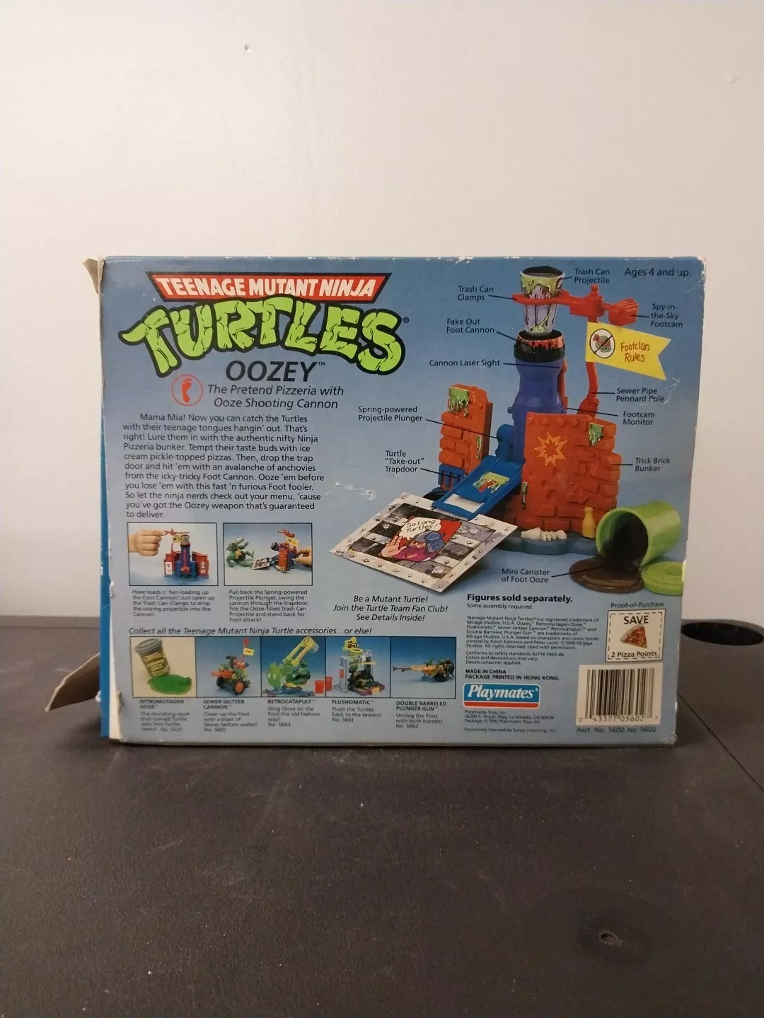 Teenage Mutant Ninja Turtles Oozey The Pretend Pizzeria With Cannon