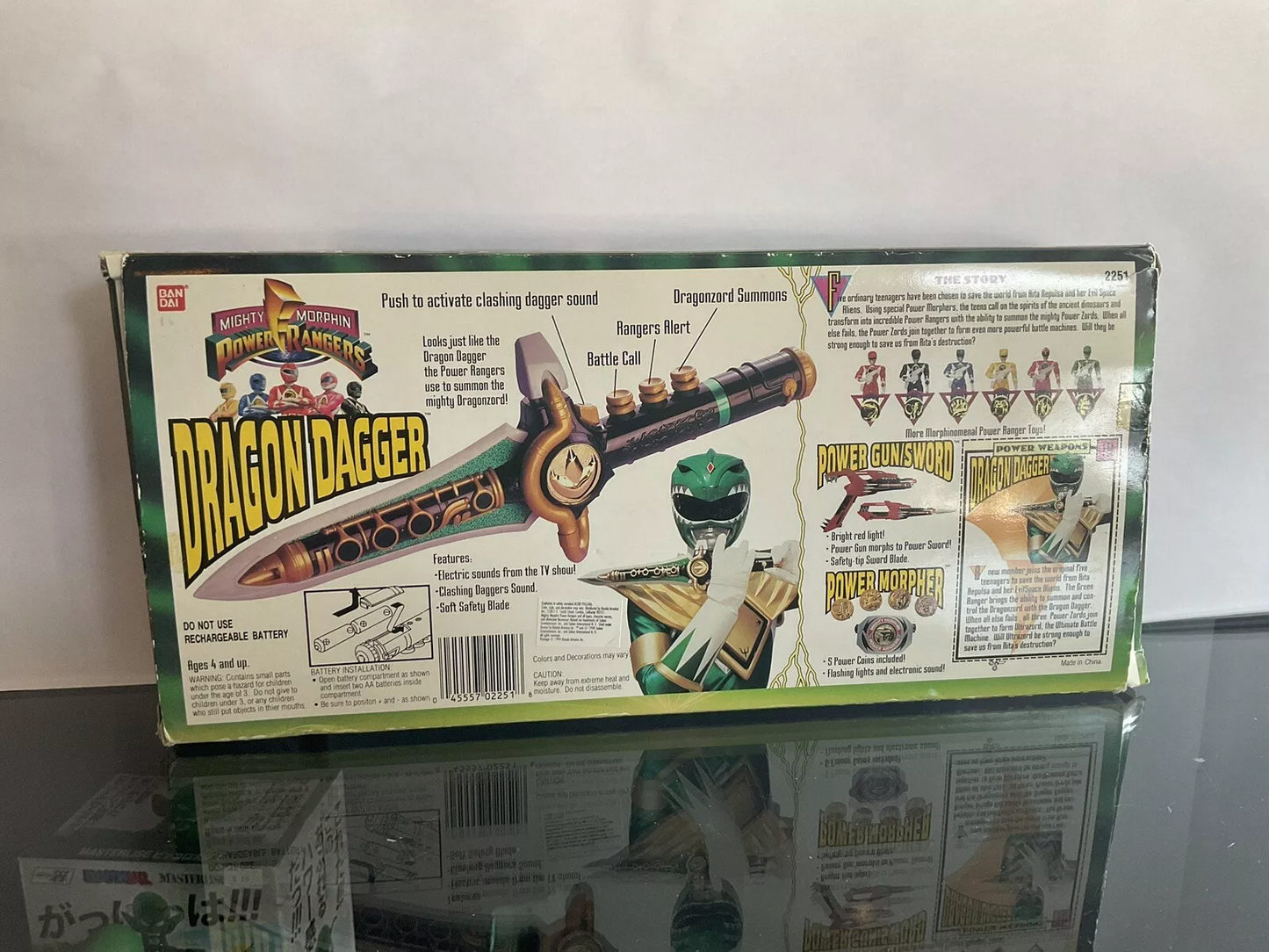 Mighty Morphin Power Rangers Dragon Dagger Bandai 1994