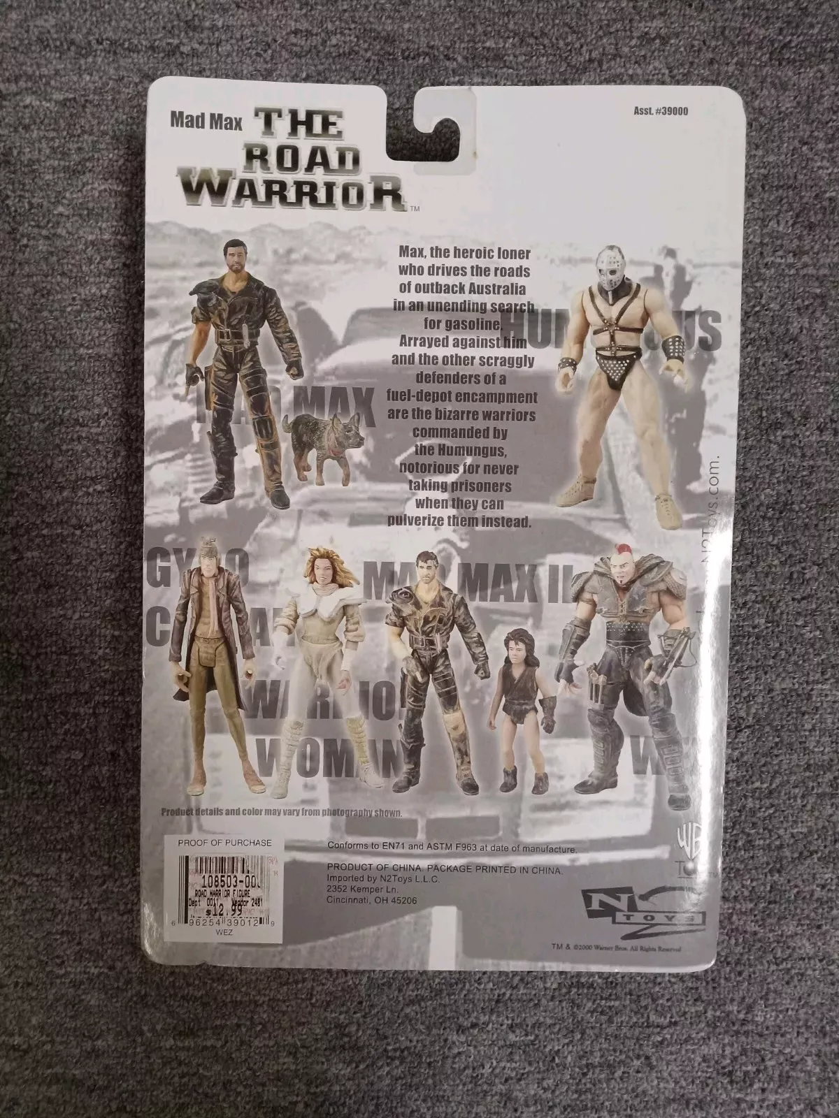 Mad Max The Road Warrior Series One Wez Action Figure N2 Toys 2000 Sealed
