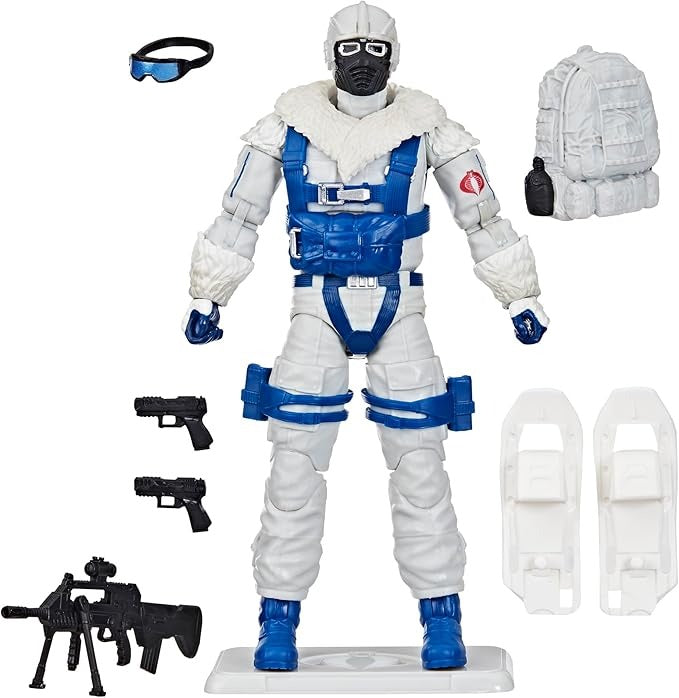 Hasbro G.I. Joe Snow Serpent Cobra Enemy Retro Cardback 6" Action Figure