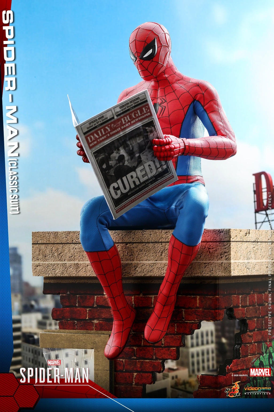 Hot Toys Marvel Spider-Man Classic Suit VGM048 1/6th Scale Collectable Figure