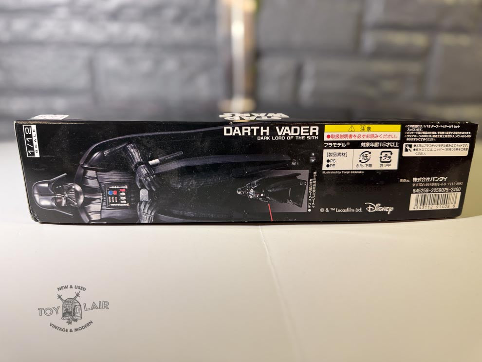 BANDAI Disney Lucasfilm Star Wars Darth Vader Dark Lord of the Sith 1/12 Scale Model