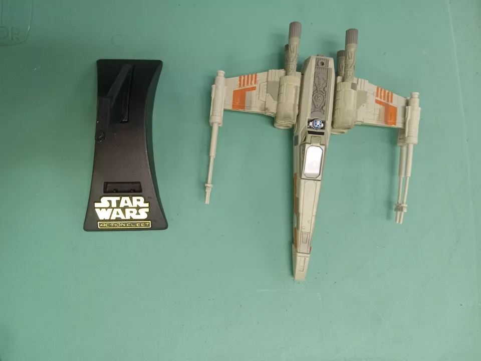 Vtg 1995 Micro Machines Star Wars ACTION FLEET Complete w/ Stand-Figures X-WING