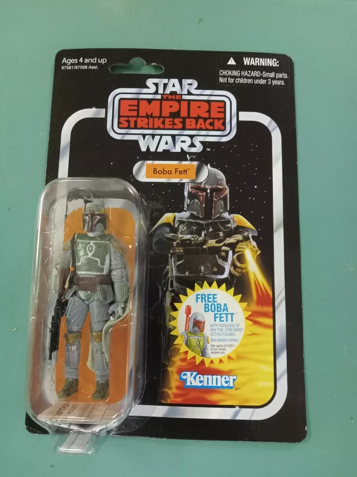 Hasbro Star Wars The Empire Strikes Back: Boba Fett Action Figure Vc09