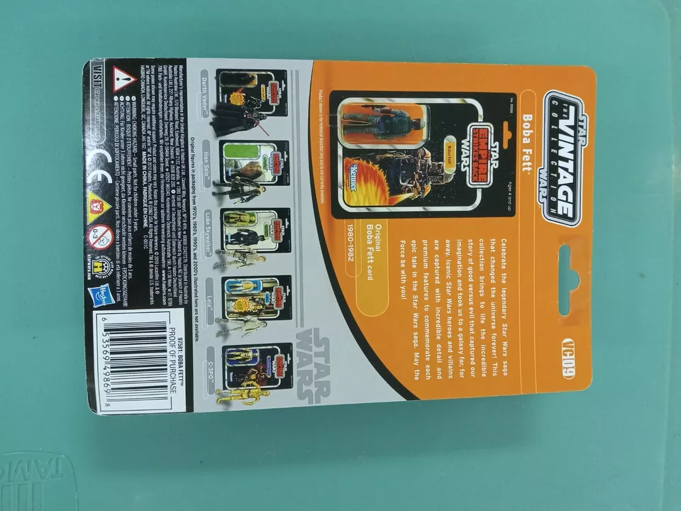 Hasbro Star Wars The Empire Strikes Back: Boba Fett Action Figure Vc09
