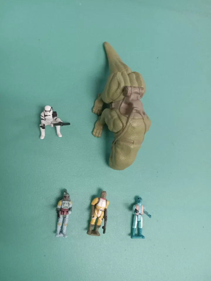 Star Wars 1996 Micro Machines Action Fleet Dewback Missing IG-88 Great Condition