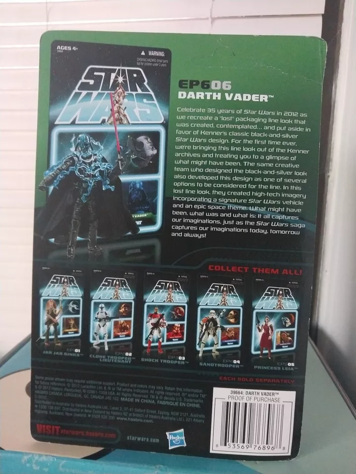 Vintage Collection Lost Line Darth Vader Ep606 UNPUNCHED
