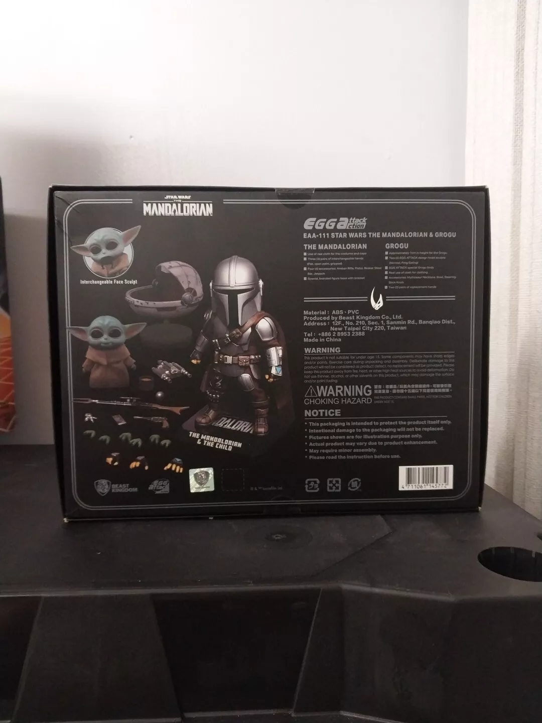 Beast Kingdom Egg Attack Star Wars The Mandalorian - Mandalorian & Grogu - (EA-111)