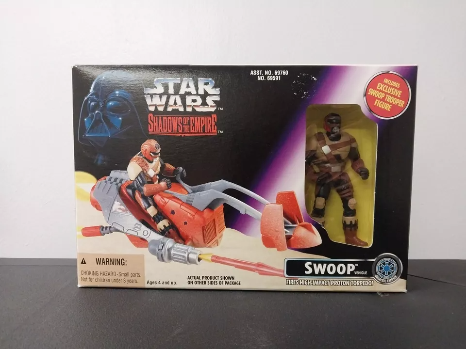 Star Wars Shadows of the Empire Vehicles Swoop Vehicle with Swoop Trooper