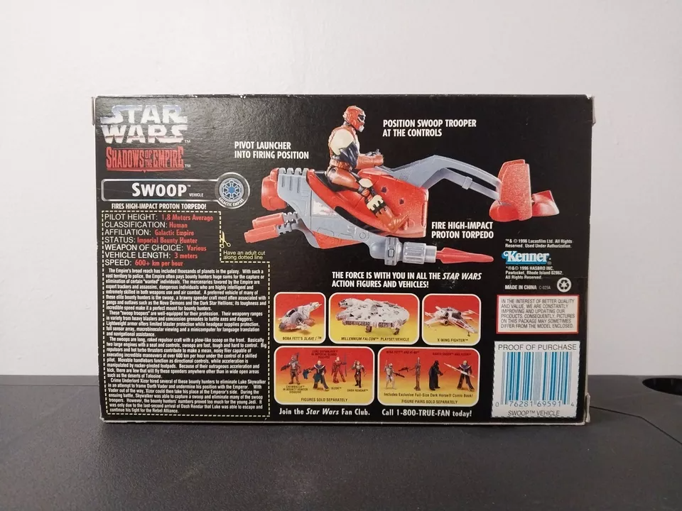 Star Wars Shadows of the Empire Vehicles Swoop Vehicle with Swoop Trooper
