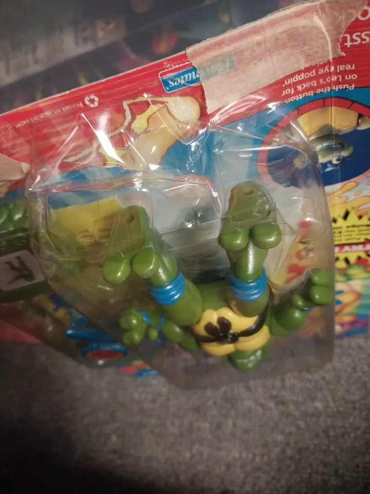 Teenage Mutant Ninja Turtles TMNT Toon Leo Figure Vintage 1992 MOC