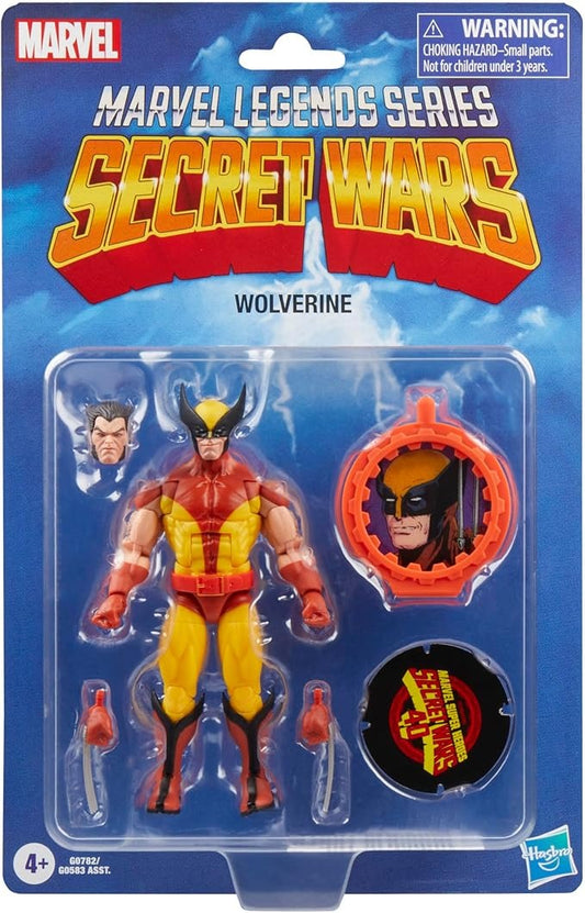 Hasbro Marvel Legends Series Secret Wars Wolverine 6" Action Figure