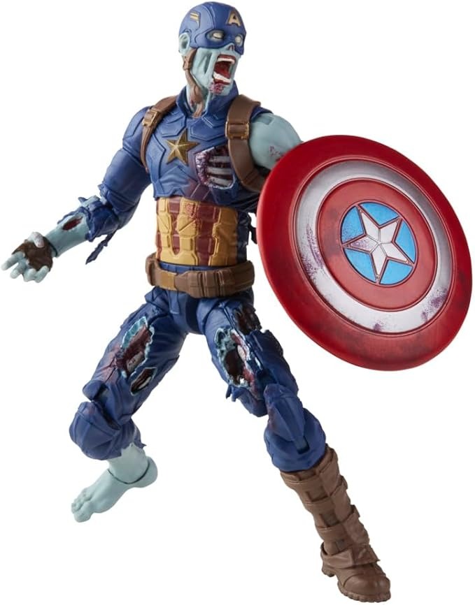 Hasbro Marvel Legends What if...? Zombie Captain America 6" Action Figure