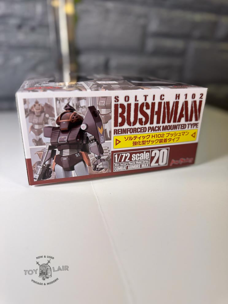 Fang of the Sun Dougram 1/72 Scale Model Combat Armors MAX 20: Soltic H102 BUSHMAN Reinforced Pack Mounted Type