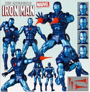 MAFEX The Invincible Iron Man (Blue Armor) – Toy Lair