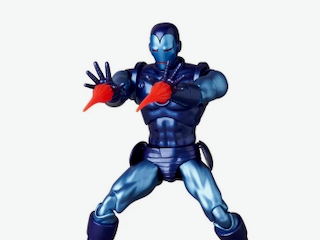MAFEX The Invincible Iron Man (Blue Armor)