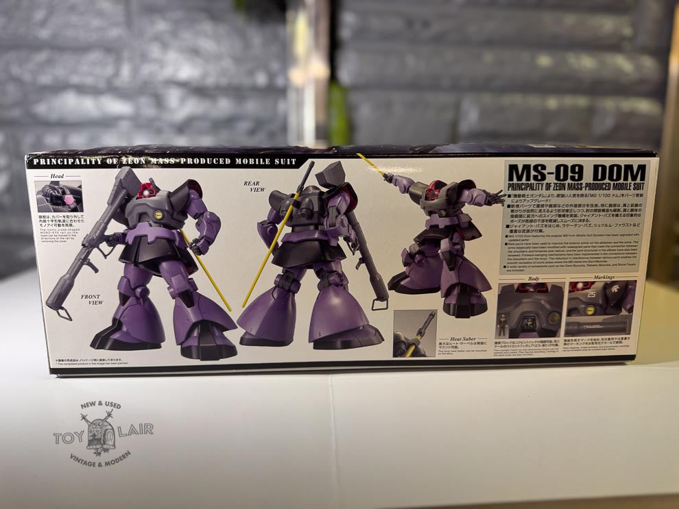 Ms09 Dom MOBILE SUIT GUNDAM MS-09 DOM 1/100 MODEL KIT – Toy Lair