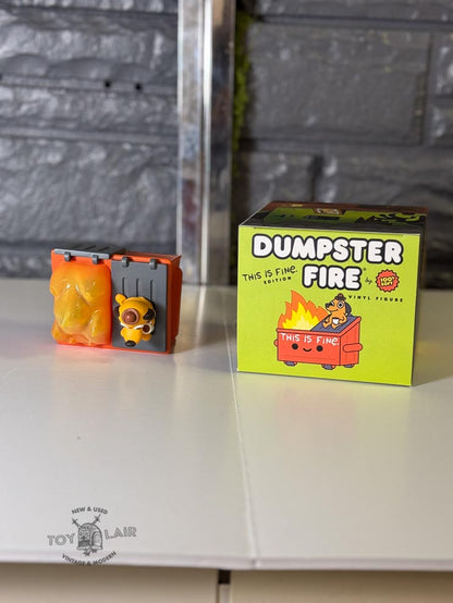 Dumpster Fire Vinyl Figure by 100% Soft