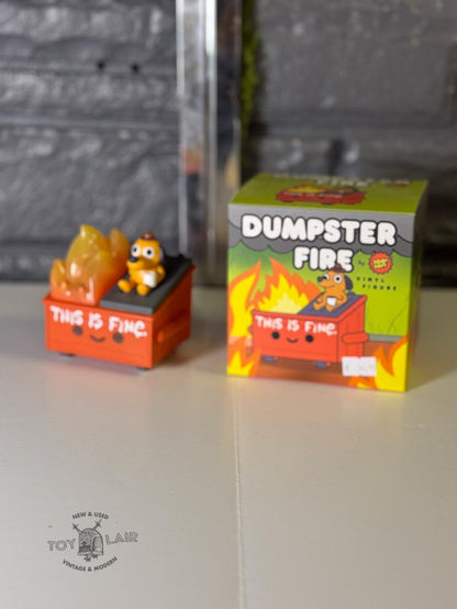 Dumpster Fire Vinyl Figure by 100% Soft
