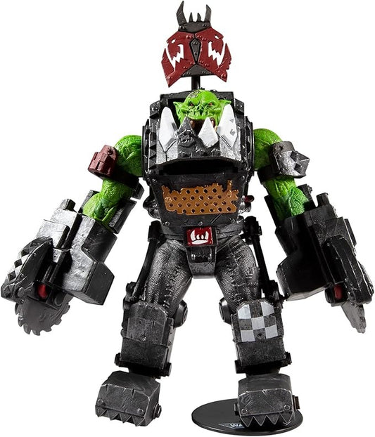 Games Workshop: Warhammer 40K Ork Meganob with Buzzsaw & Base Megafig 7" Action Figure