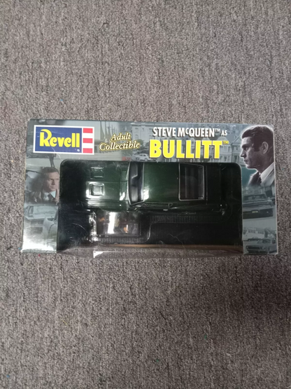 Revell Steve Mcqueen Bullitt Diecast 68 Ford Mustang And Figure 1:25 Scale