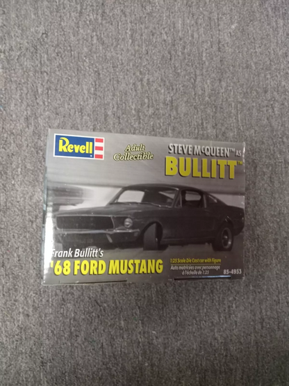 Revell Steve Mcqueen Bullitt Diecast 68 Ford Mustang And Figure 1:25 Scale