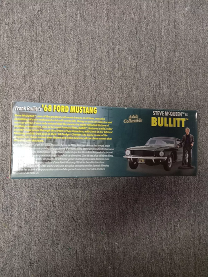 Revell Steve Mcqueen Bullitt Diecast 68 Ford Mustang And Figure 1:25 Scale