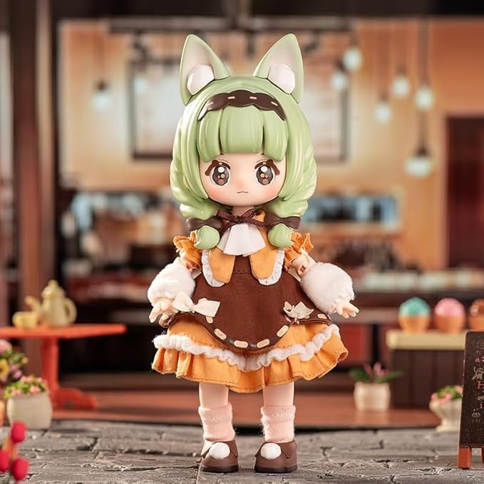 BJD Dolls Dream Town Series Blind Box Ball Jointed Doll Collectable Action Figure Posable Dress Up Doll