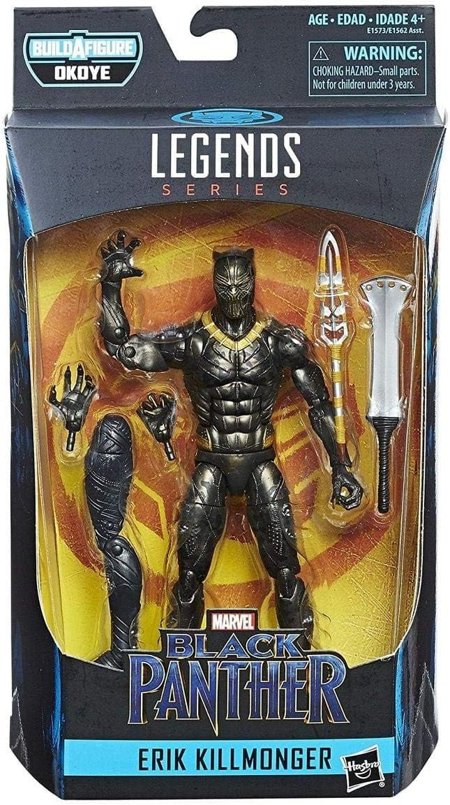 Hasbro Marvel Legends Series Black Panther Erik Killmonger 6" Action Figure