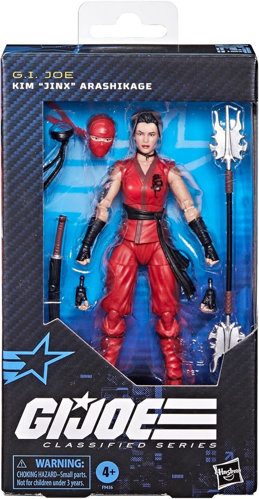 Hasbro GI Joe Kim "Jinx" Arashikage Classified Series #124 Action Figure 6 Inch