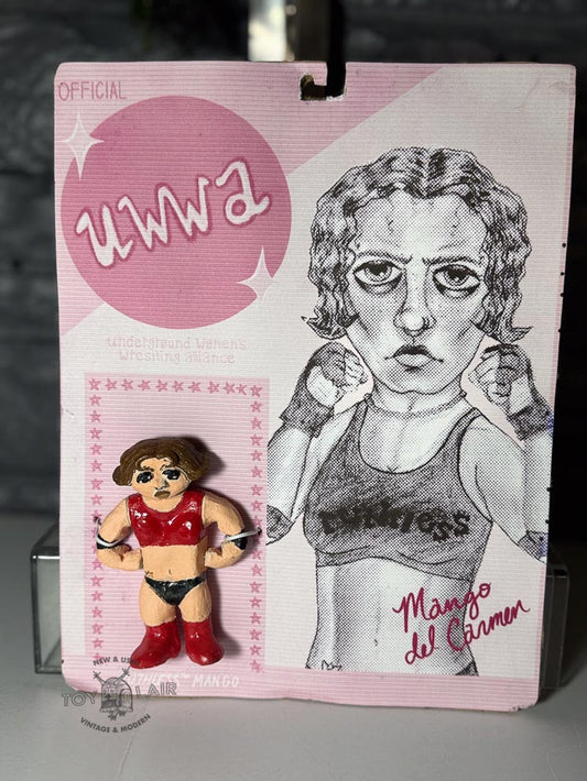 DIY UWWA Red Top Wrestler by Mango del Carmen